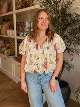 Load image into Gallery viewer, Floral Bubble Blouse
