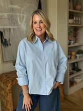Load image into Gallery viewer, Baby Blue Oversized Shirt
