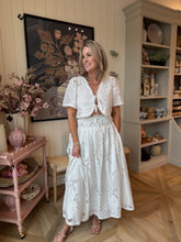 Load image into Gallery viewer, Topical Embroidered Skirt Set
