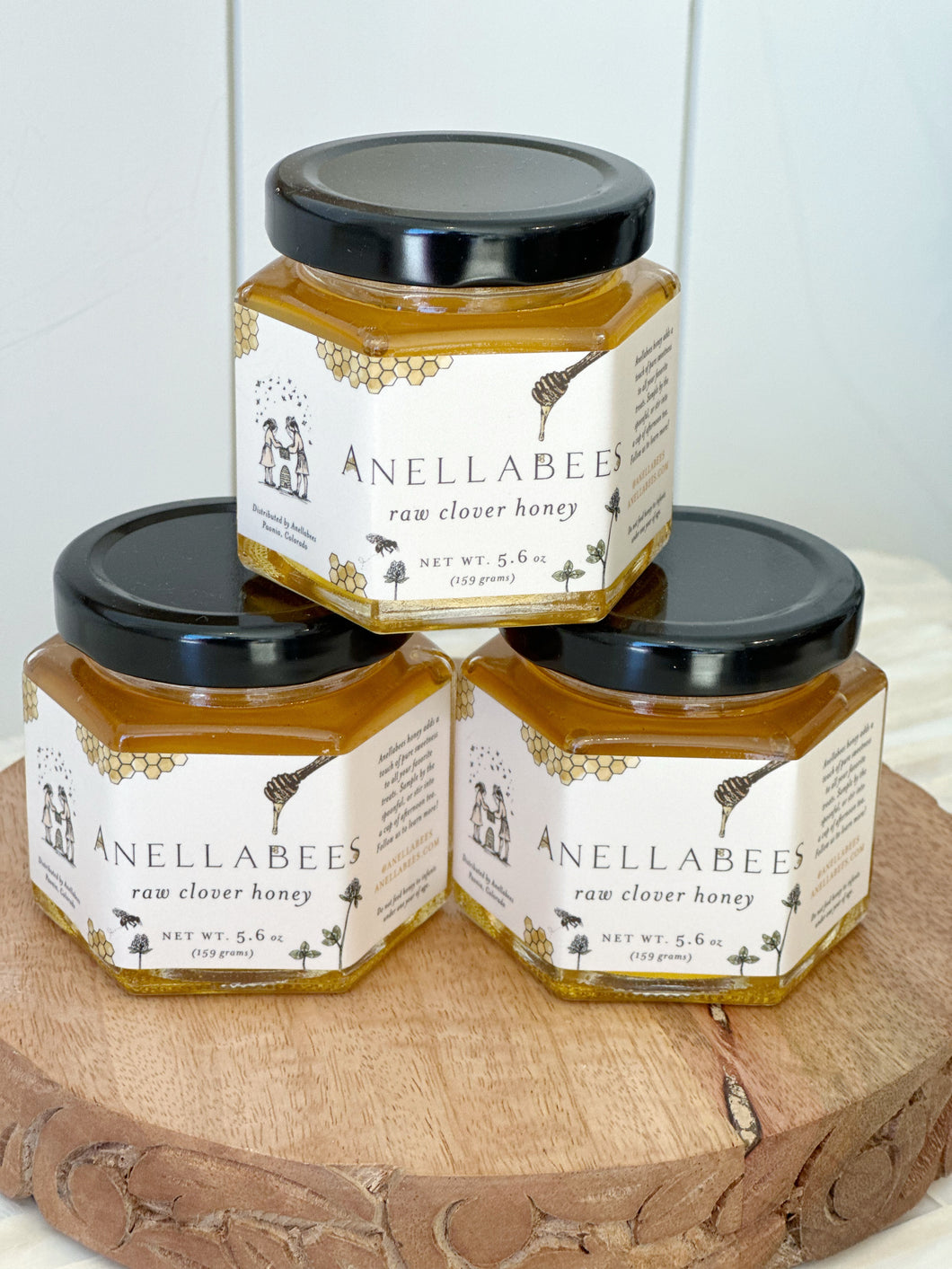 Anellabees Raw Clover Honey