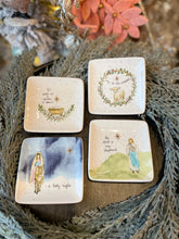 Load image into Gallery viewer, 3&quot; Square Holy Night Plates
