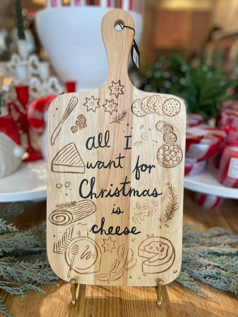 Holiday Rubberwood Cutting Board