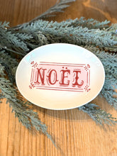 Load image into Gallery viewer, Red &amp; White Oval Mini Plate
