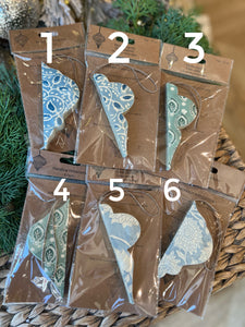 Patterned Paper Finial Ornaments