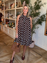 Load image into Gallery viewer, Polka Dot Mini Dress
