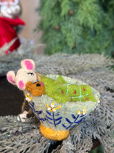 Load image into Gallery viewer, Sleeping Mice Teacup Ornaments
