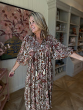 Load image into Gallery viewer, Bohemian Floral Maxi Dress
