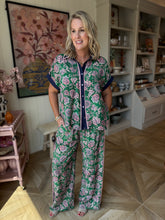 Load image into Gallery viewer, Paisley Print Pant Set - Plus Size Available
