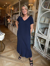Load image into Gallery viewer, Navy Long Gwyn Dress
