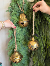Load image into Gallery viewer, Ornate Brass Bells
