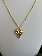 Load image into Gallery viewer, 18K Gold Stevie Puffy Heart Necklace
