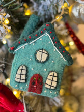 Load image into Gallery viewer, Wool Felt North Pole Village Ornaments- Multiple Styles
