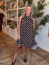 Load image into Gallery viewer, Polka Dot Mini Dress
