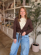 Load image into Gallery viewer, Brown Cotton Gauze Ballet Wrap
