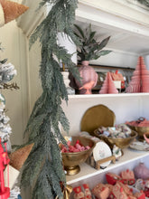 Load image into Gallery viewer, 6ft Frosted Glitter Cedar Garland
