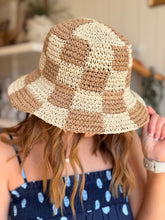 Load image into Gallery viewer, Checkered Bucket Hat
