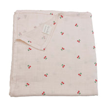 Load image into Gallery viewer, Cherry Bamboo Muslin Swaddle
