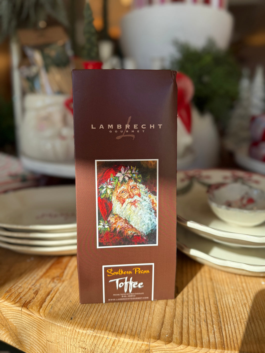 Santa Boxed Southern Pecan Toffee