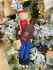 Wool Willie Nelson Ornament