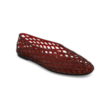 Load image into Gallery viewer, Burgundy Jelly Flats
