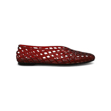 Load image into Gallery viewer, Burgundy Jelly Flats
