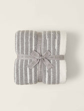 Load image into Gallery viewer, Cream &amp; Pewter CozyChic Stripe Throw

