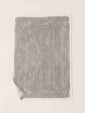 Load image into Gallery viewer, Cream &amp; Pewter CozyChic Stripe Throw

