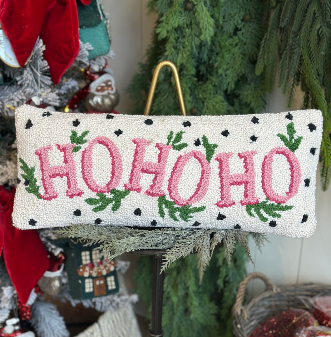Spotted HoHo Ho Hook Pillow