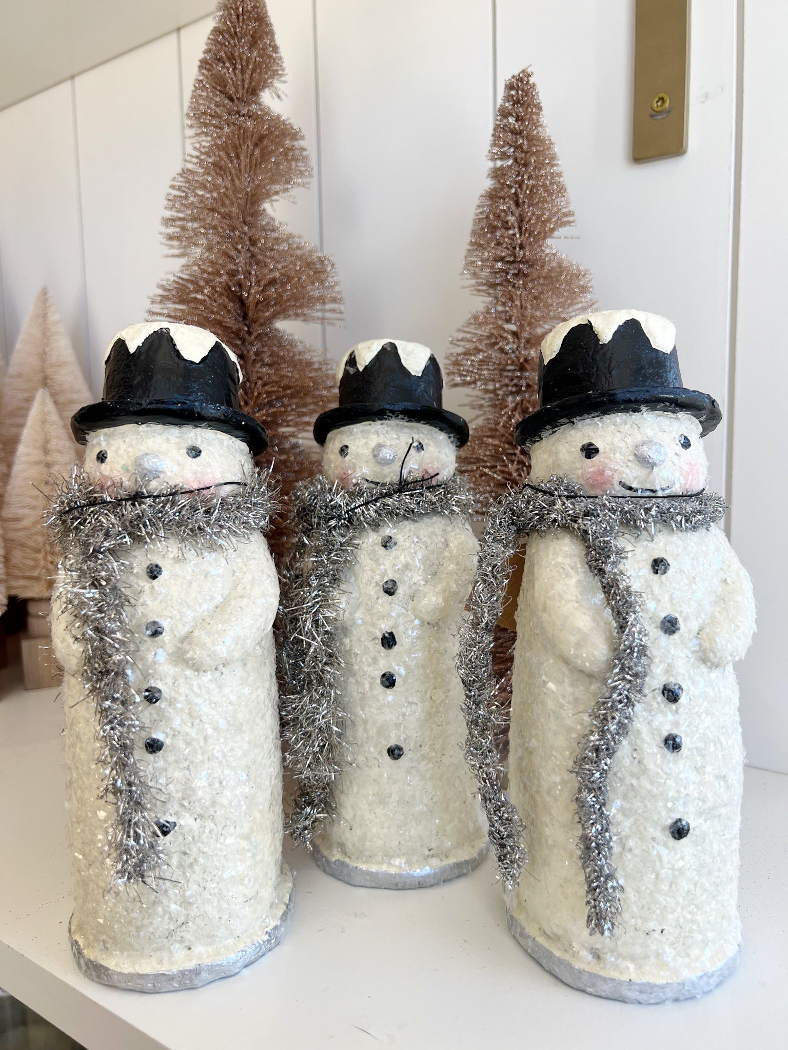 Paper Mache Snowman – Modern Cottage Tulsa, OK