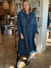 Load image into Gallery viewer, Denim Trench Coat
