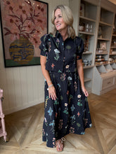 Load image into Gallery viewer, 2 pc. Black Floral Skirt Set
