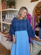 Load image into Gallery viewer, Denim Jakard Bolero Top
