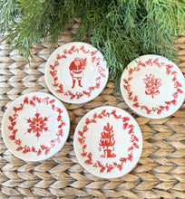 Load image into Gallery viewer, Red Yuletide Dish
