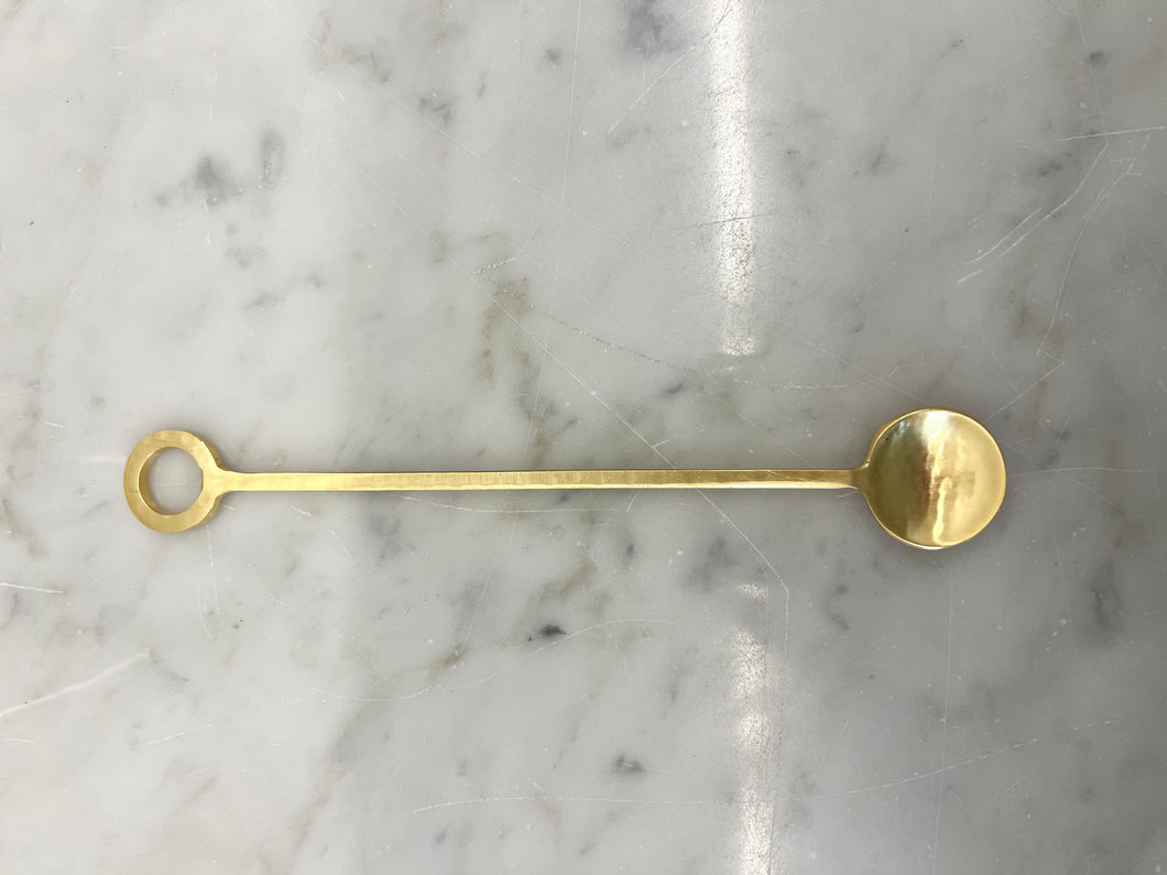 Gold Stainless Steel Cocktail Spoon