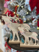 Load image into Gallery viewer, Wooden Deer Figurines
