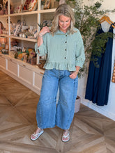 Load image into Gallery viewer, Mineral Washed Barrel Jeans

