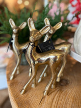Load image into Gallery viewer, Gold Finish Reindeer
