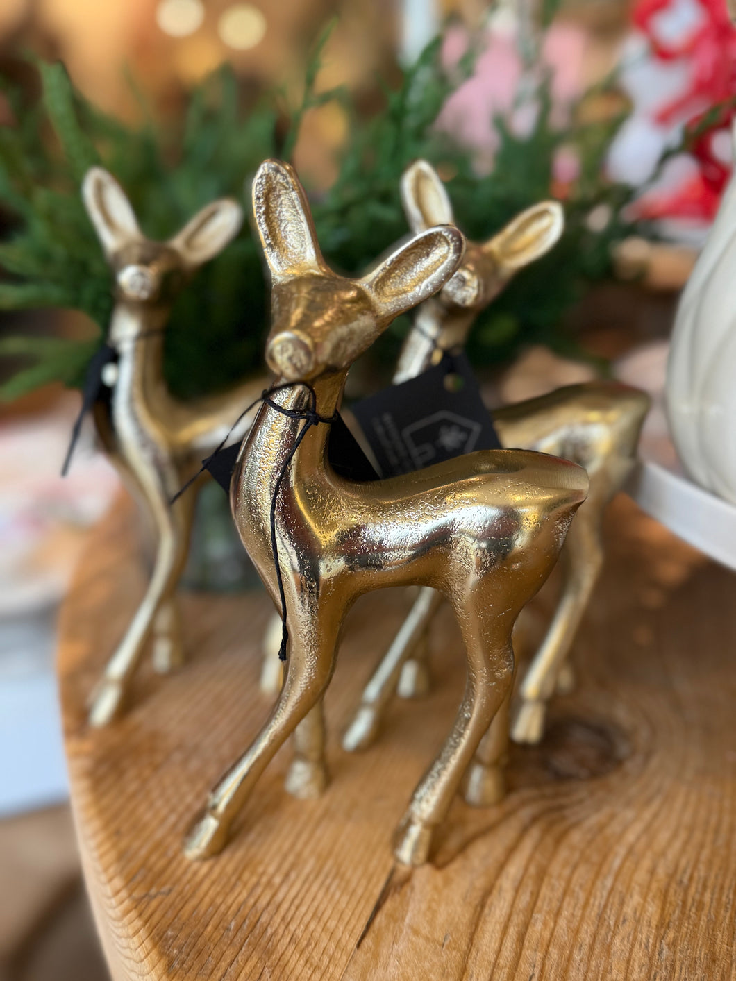 Gold Finish Reindeer