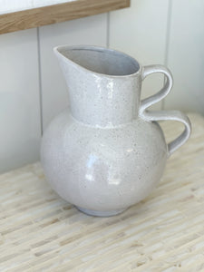 Stoneware 2-Handle Pitcher