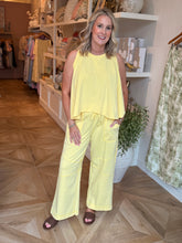 Load image into Gallery viewer, Banana Yellow Swing Tank Top
