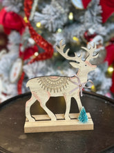 Load image into Gallery viewer, Wooden Deer Figurines
