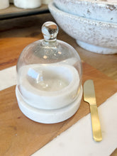 Load image into Gallery viewer, Round Marble Butter Dish
