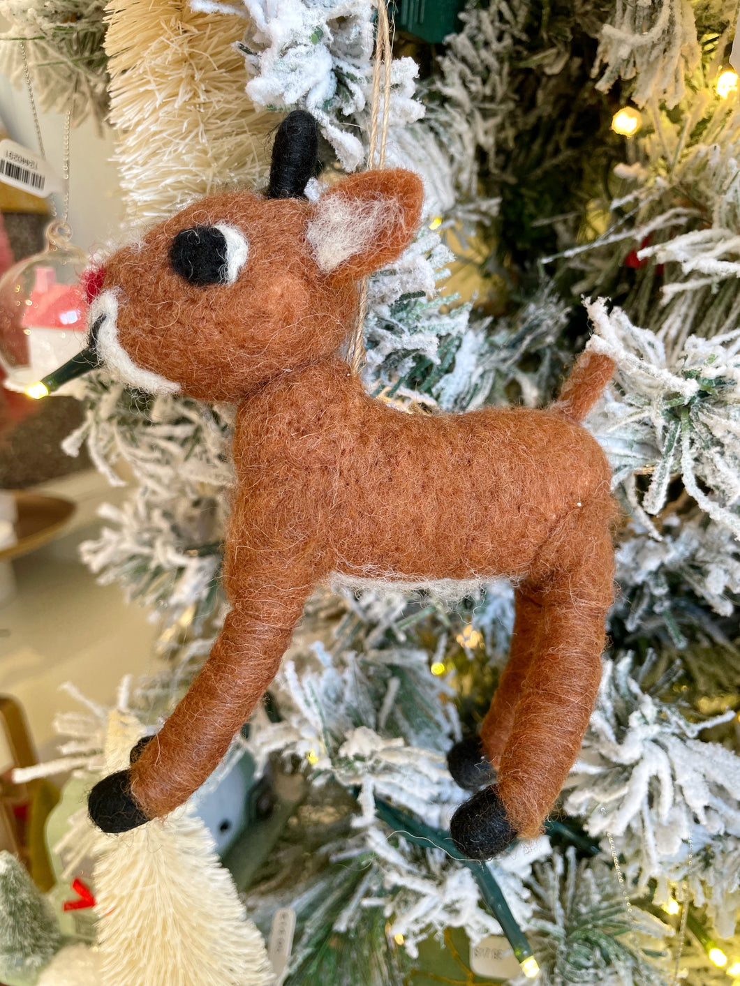Wool Rudolph Ornament