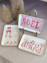Load image into Gallery viewer, Holiday Enameled Metal Trays

