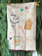 Load image into Gallery viewer, Treat Cotton Tea Towels with Trim

