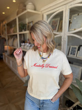 Load image into Gallery viewer, Mentally Drained Crop T-Shirt
