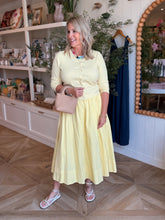 Load image into Gallery viewer, Lemon 2 Pc. Skirt and Cardigan Set
