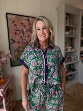 Load image into Gallery viewer, Paisley Print Pant Set - Plus Size Available
