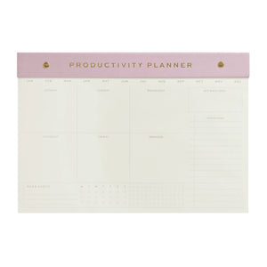 Weekly Post Bound Notepads- Multiple Colors