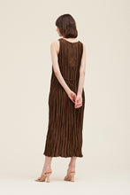Load image into Gallery viewer, Acorn Holiday Pleat Dress
